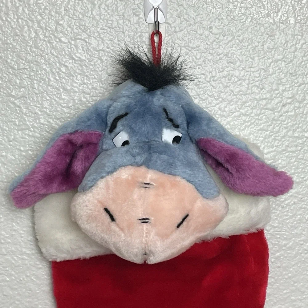 Eeyore Christmas Stockings Vintage 3D Disney Plush‎ Decoration Winnie The Pooh